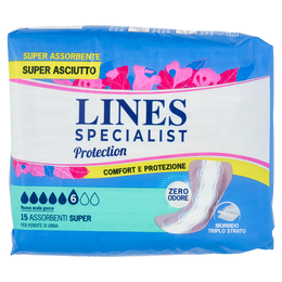 Lines Specialist Protection Assorbenti Super 15 pz