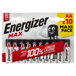 Energizer Max AA 10 pz