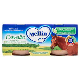 Mellin Cavallo e Patate 100% Naturale Omogeneizzato 2 x 80 g