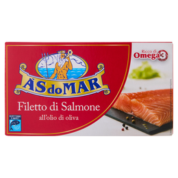 Asdomar Filetto di Salmone all'olio di oliva 150 g