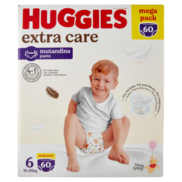 Huggies extra care mutandina 6 15-25 Kg 60 pz