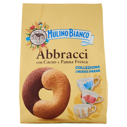 Mulino Bianco Abbracci Biscotti con Cacao e Panna Fresca 700g