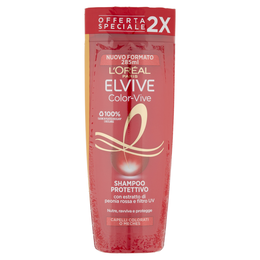 L'Oréal Paris Shampoo Elvive Color Vive, Per Capelli Colorati o con Mèches, Confezione da 2