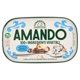 Sammontana Amando Gelato alla Vaniglia Variegato al Cacao e Nocciola 400 g