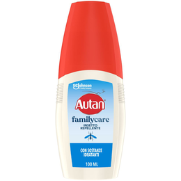 Autan Family Care Vapo Spray, Repellente Zanzare, Dermatologicamente Testato, Protezione Efficace Per Tutta la Famiglia fino a 4 ore, 100ml