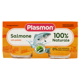 Plasmon Omogeneizzato Salmone con patate 2 x 80 g