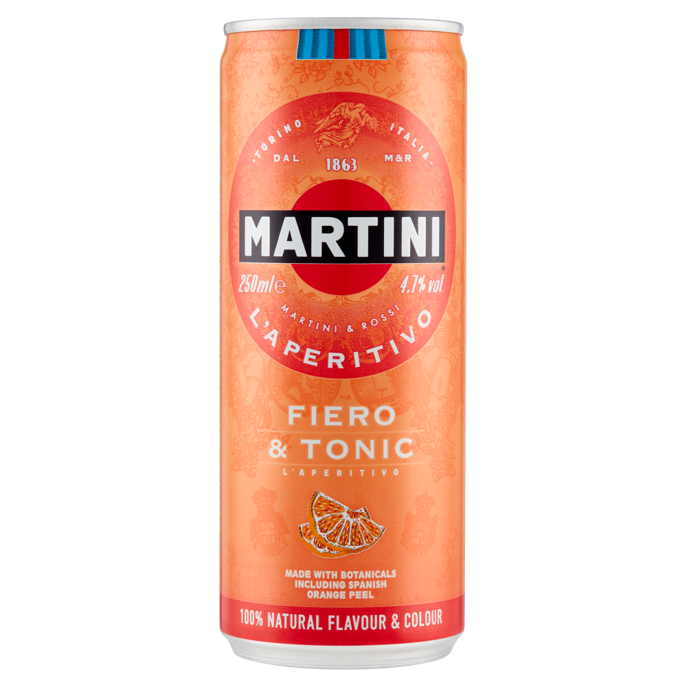 Martini l'Aperitivo Fiero & Tonic 250 ml