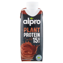 ALPRO 15G Proteine, Bevanda Proteica 100% Vegetale, Gusto Cioccolato, Senza Lattosio, 250 ml