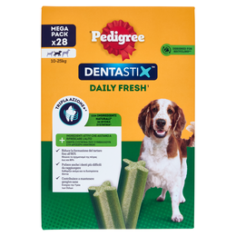 Pedigree Dentastix Fresh Snack per igiene orale Cane Medio 28 Pezzi 720 g
