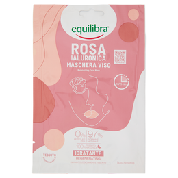 equilibra Rosa Ialuronica Maschera Viso Idratante