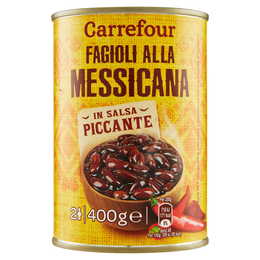 Carrefour Fagioli alla Messicana in Salsa Piccante 400 g