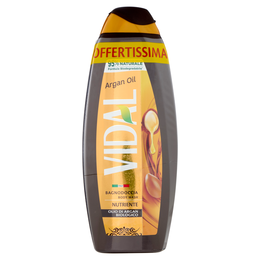 Vidal Argan Oil Bagnodoccia Nutriente Olio di Argan Biologico 2 x 600 ml