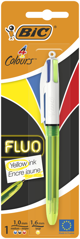 Bic 4 Colours Fluo