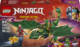 LEGO NINJAGO Drago della Foresta Verde di Lloyd - Giocattolo Snodabile da Costruire con 2 Minifigure e Armi, Giochi Bambini 6+