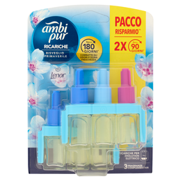 Ambi Pur Profumatore per Ambienti Elettrico Ricarica 3Volution, Risveglio Primaverile 2 x 20 ml