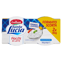 Galbani Santa Lucia Fiocchi di Latte formato 2 x 180 g