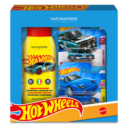HOT WHEELS GIFT SET MINI CARS (Doccia Shampoo 250 ml+ 2 macchinine)