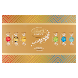 Lindt Lindor Cioccolatini assortiti cioccolato Scatola Natale 525 g