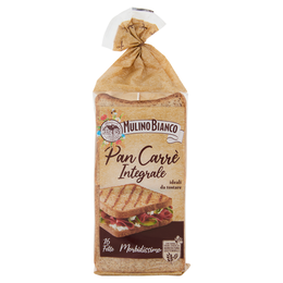 Mulino Bianco Pan Carrè Pane Integrale Ideale per Toast 16 fette 315g