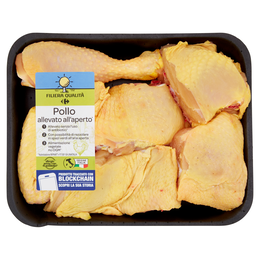 Pollo in parti