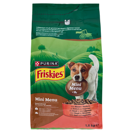 PURINA FRISKIES Mini Menu Manzo e Verdure 1,5kg