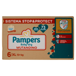 Pampers Baby-dry Mutandino XL 73 pz