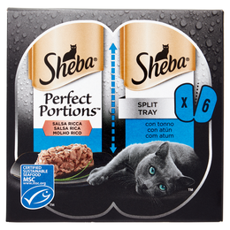 Sheba Perfect Portions Salsa Ricca con tonno 3 x (2 x 37.5 g)