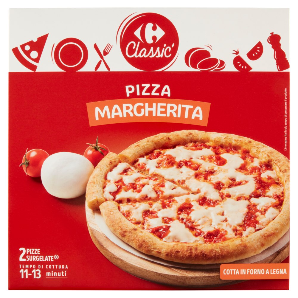 Carrefour Classic Pizza Margherita Surgelata 2 x 330 g | Carrefour