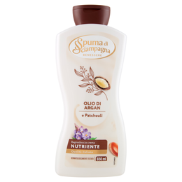 Spuma di Sciampagna Benessere Olio di Argan e Patchouli Bagnodoccia crema Nutriente 650 ml