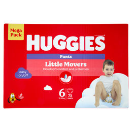 Huggies Little Movers Pants 6 15-25 Kg 75 pz