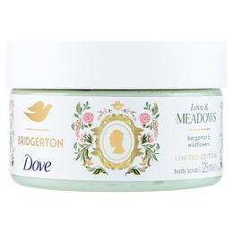 Dove body scrub Bridgerton Limited Edition bergamot & wildflowers 225 ml