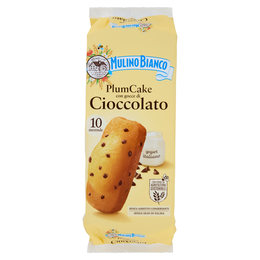 Mulino Bianco Plumcake Merenda con Yogurt italiano e Gocce di Cioccolato 10 pezzi 350g
