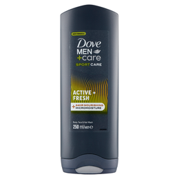 Dove Men+care Sport Care Active + Fresh Body, Face & Hair Wash 250 ml