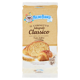 Mulino Bianco Cornetti Integrali Merenda con 100% Farina Integrale 6 pezzi 240g