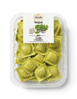 Malfatti con Ricotta e Basilico