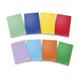 Pigna Quaderno Monocromo A4 righe B 3a elementare colori assortiti