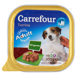Carrefour Adult Terrina all'agnello per cani 300 g