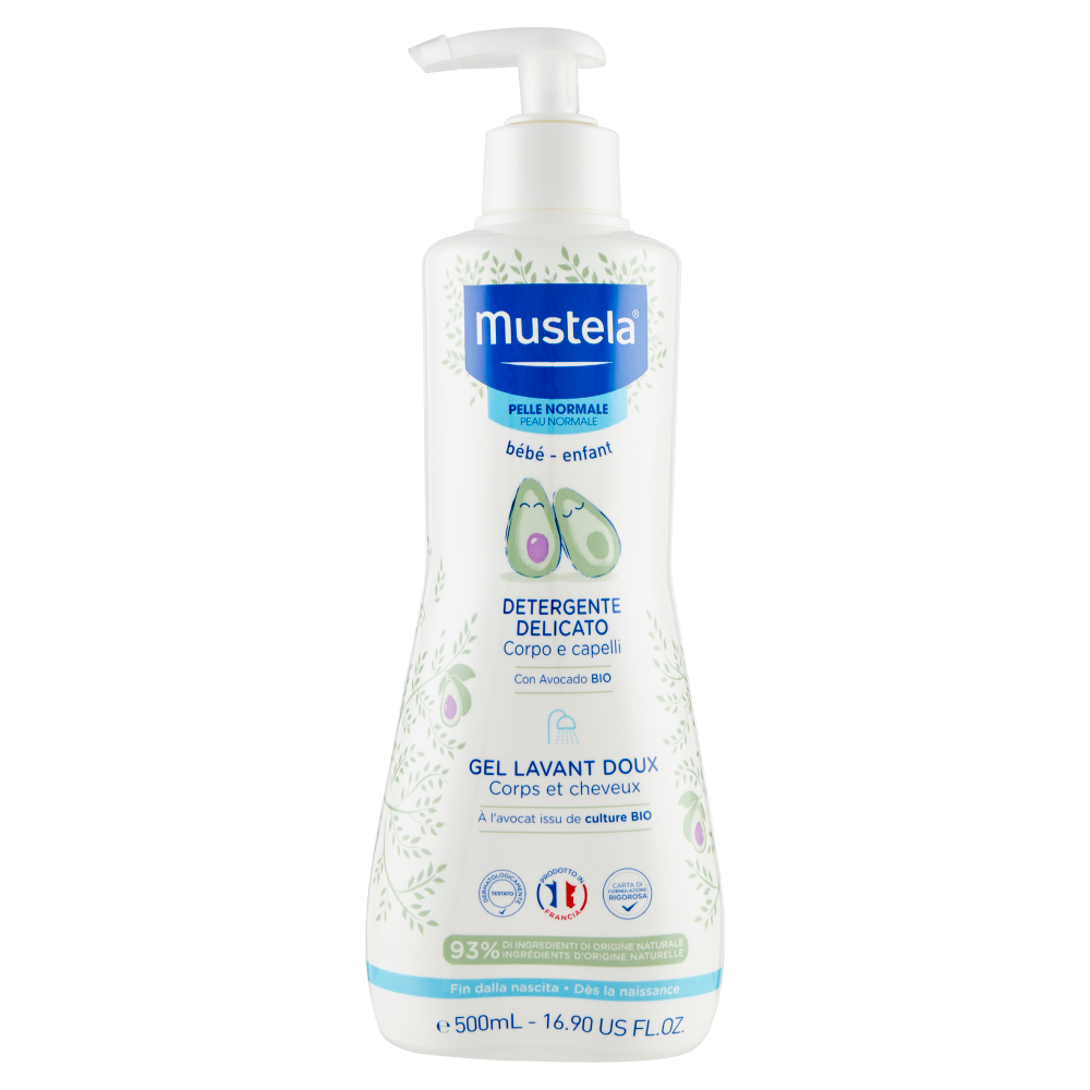 Mustela bébé Detergente Delicato Corpo e capelli 500 mL