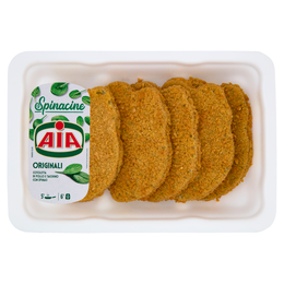 Aia Spinacine Originali Cotoletta di Pollo e Tacchino con Spinaci 0,500 kg