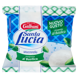 Galbani Santa Lucia Mozzarella insaporita al Basilico 125 g