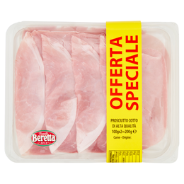 Fratelli Beretta Prosciutto Cotto di Alta Qualità 2 x 100 g