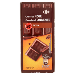 Carrefour Cioccolato Fondente 50% Extra 100 g