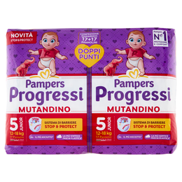 Pampers Progressi Mutandino Junior 17 + 17 pz
