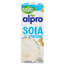 ALPRO Soia Classico, Bevanda alla Soia 100% vegetale con vitamine B2, B12 e D, 1 Litro