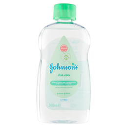 Johnson's Baby Olio Aloe Vera, Testato Da Pediatri E Dermatologi, 300ml