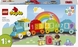 LEGO DUPLO 10954 Treno dei Numeri - Impariamo a Contare, Giochi Didattici con Mattoncini Numerati per Bambini e Bambine da 1+