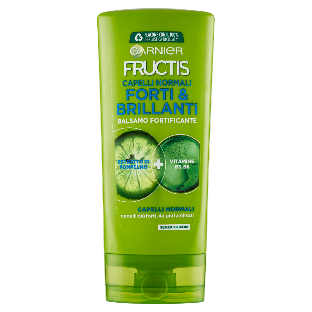 Garnier Balsamo Fructis Capelli Normali, Capelli Forti e Brillanti, 200 ml