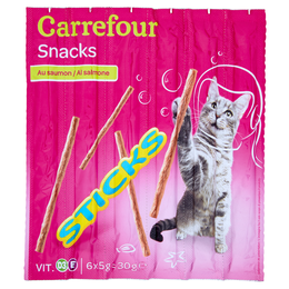 Carrefour Snacks al salmone 6 x 5 g