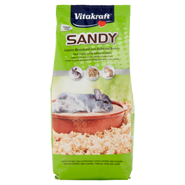 Vitakraft Sandy Sabbia minerale finissima per il bagno di sabbia e per scavare 1 kg