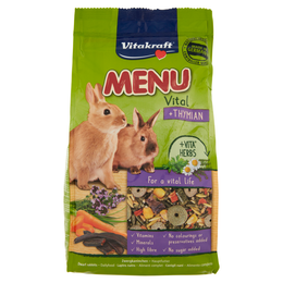 Vitakraft Menu Vital +Thymian Conigli nani - Alimento completo 1 kg
